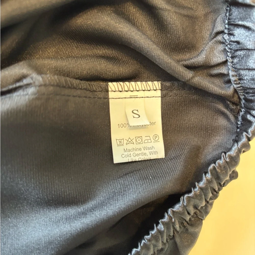 Black Pajama Set | Cami & Shorts | Size S | Soft Lightweight Sleepwear - Picture 12 of 12